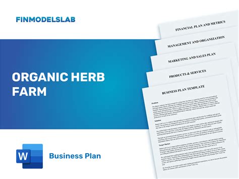 Herbs Farming Business Plan